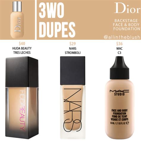 dior face and body glow dupe
